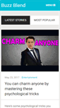 Mobile Screenshot of buzzblend.com