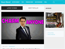 Tablet Screenshot of buzzblend.com